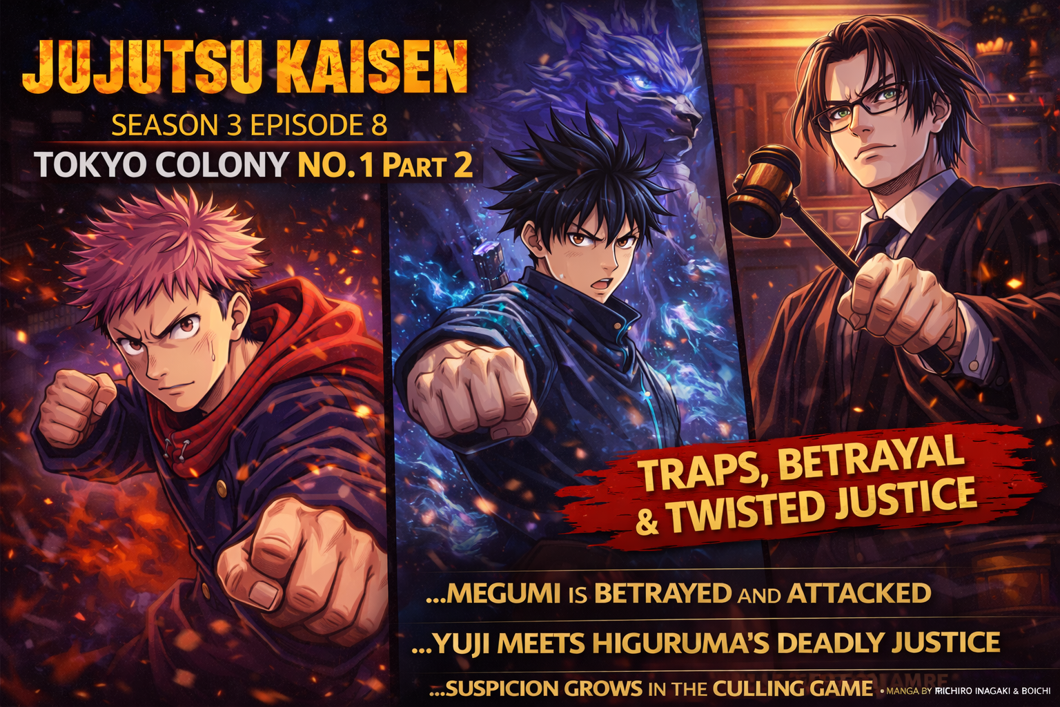 Jujutsu Kaisen Season 3 Episode 8: Tokyo Colony Part Two